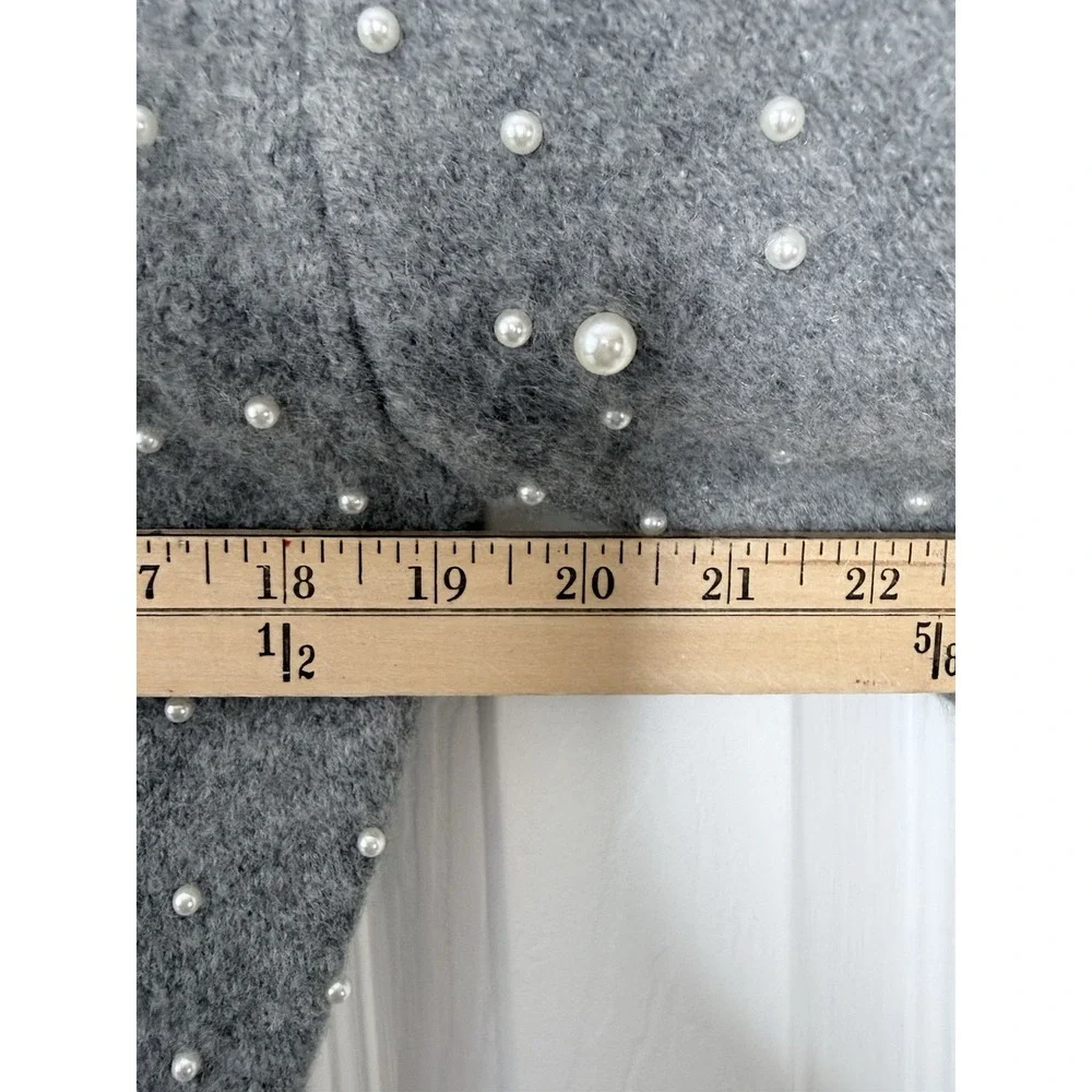 Jason Wu Very Beautiful  Wool Blend  Beaded Jacket‎ Sweater Cardigan L NWT